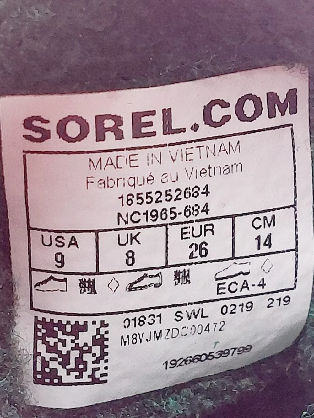 Set of 3 Sorel Columbia Girl's Purple Pink Ankle Snow Winter Boots Size US 9